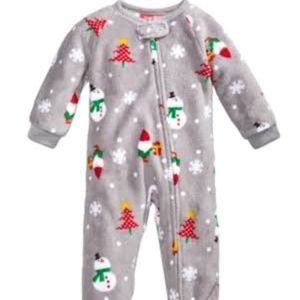 Family PJs 1-Pc Happy Gnomes Footed Pajamas Baby